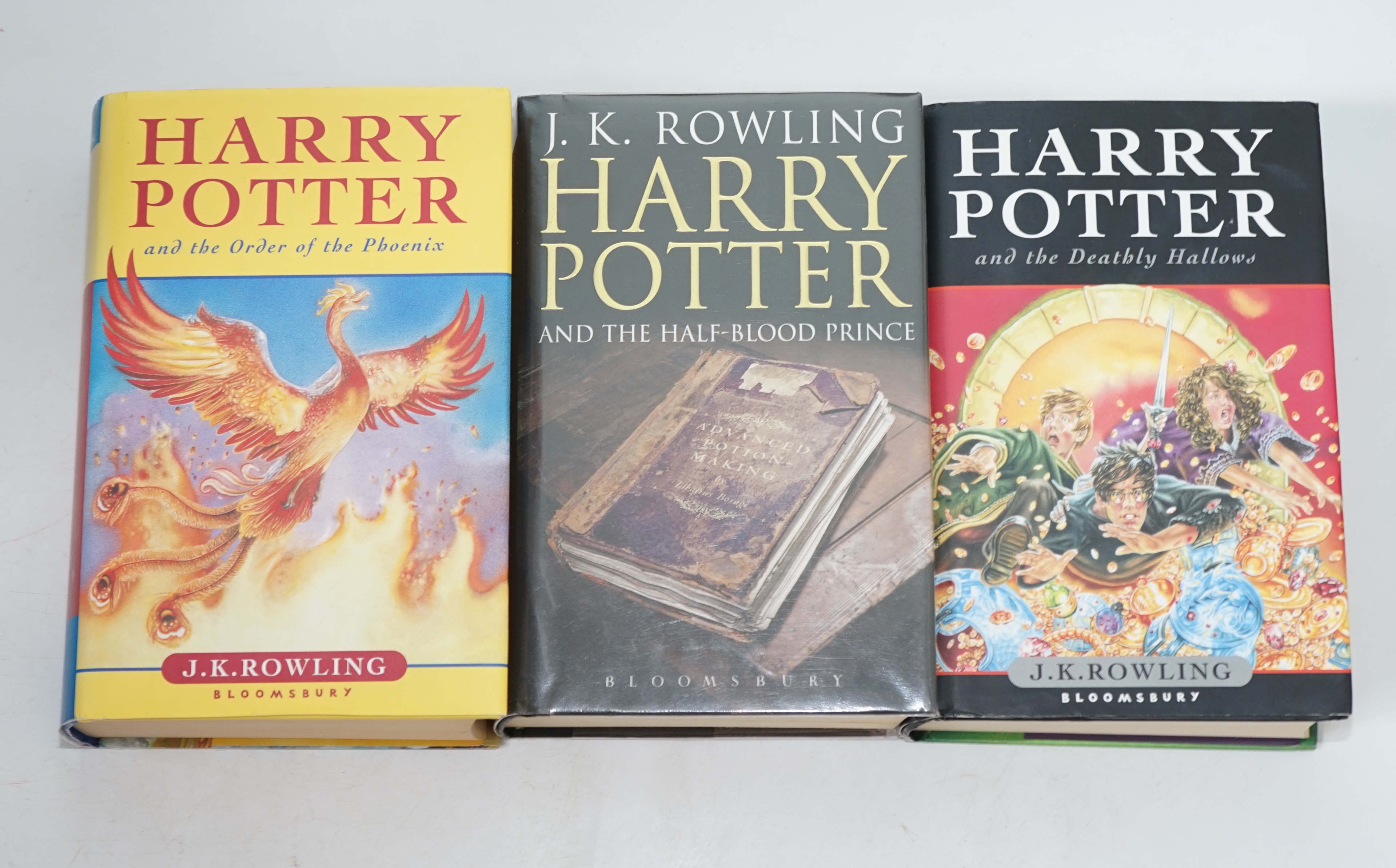 Rowling, J.K - Three works - Harry Potter and the Order of the Phoenix, 1st edition, a misbound copy - The Hogwarts High Inquisitor chapter finishes mid-sentence on p. 288; Chapter Twenty Three repeated twice, in wrong o